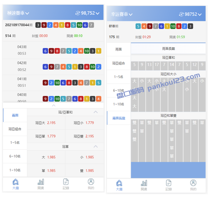 SG138信用盘：仿双赢迪士尼系统，全源无加密，带预设开奖结果和搭建教程。