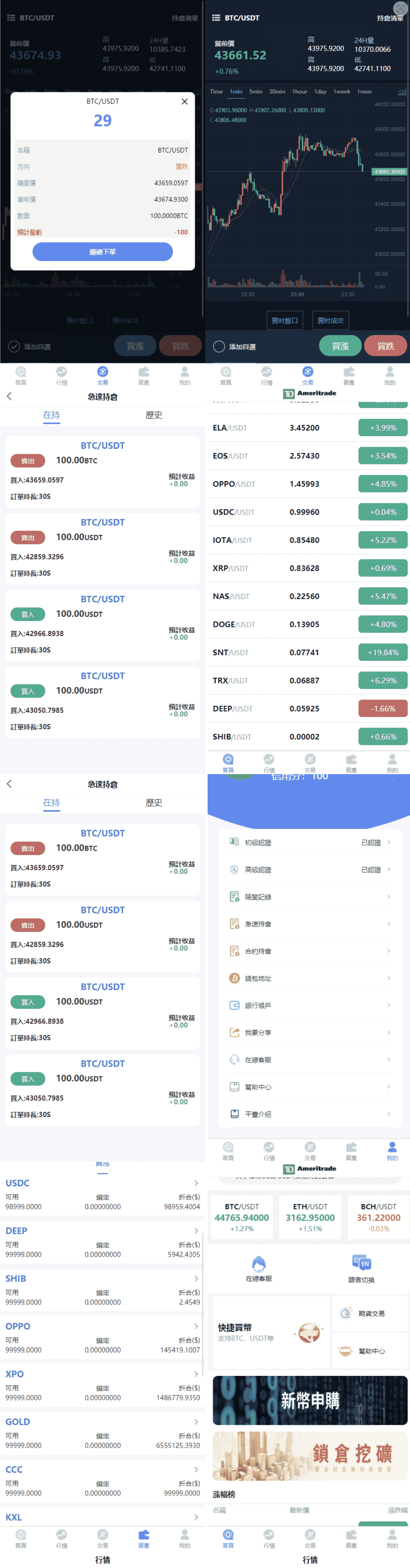 最新UI秒合约交易所开源版本/10国语言二次开发/代码修复版。-盘口资源网