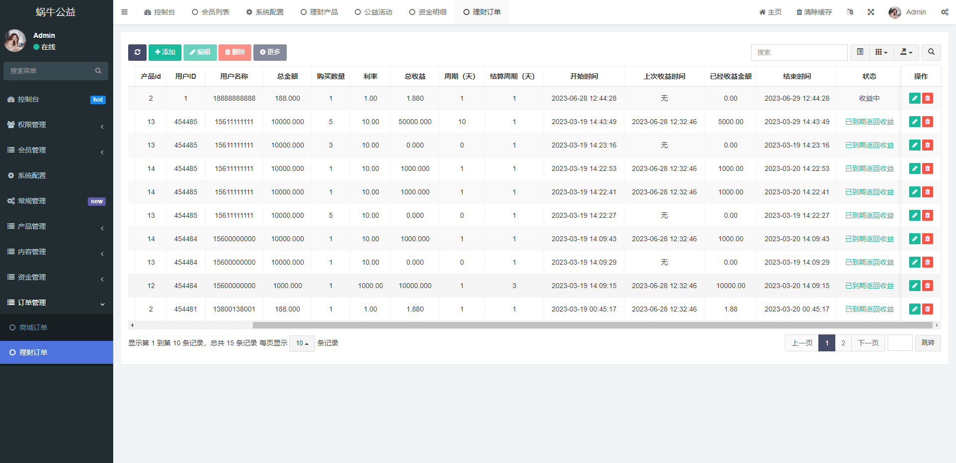 图片[17]-新版公益投资系统源码/扶贫投资理财/爱心捐赠/三级分销-盘口源码-pankou123.com